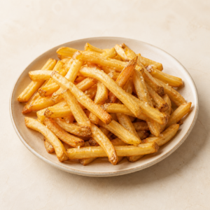 Assiette de frites fraîches - Au P'tit Chênex