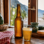 Bière artisanale blonde 33cl présenté au restaurant Au P'tit Chênex
