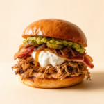 Burger Le Pulled Pork - Au P'tit Chênex