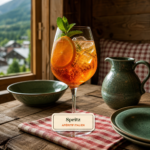 Spritz présenté au restaurant Au P'tit Chênex