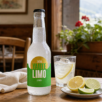 Yaute Limonade Bio citron servie au restaurant Au P'tit Chênex